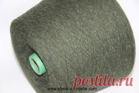 Итальянский сток | 100 % шерсть | GLORIA NEVE жухлая зелень | "Елена" -интернет-магазин товаров для рукоделия