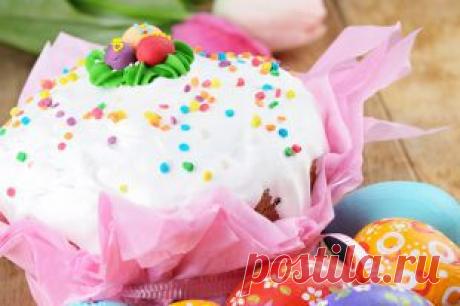 Шапка глазури. Как украсить пасхальный кулич