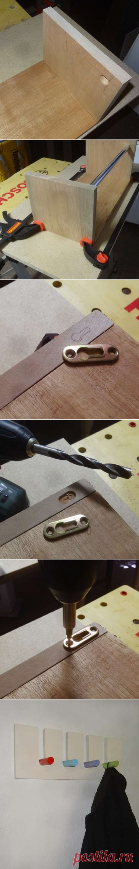 Деревянные полки для ванной комнаты