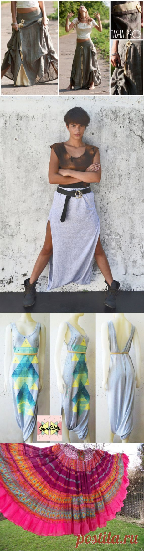 БОХО - ЮБКИ С ПРОСТОРОВ ETSY. ИДЕИ, ИДЕИ