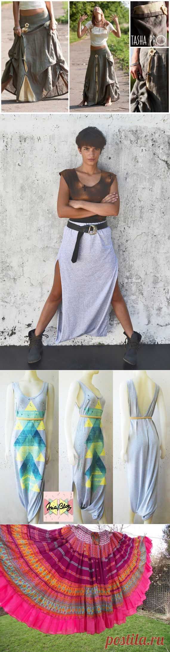 БОХО - ЮБКИ С ПРОСТОРОВ ETSY. ИДЕИ, ИДЕИ