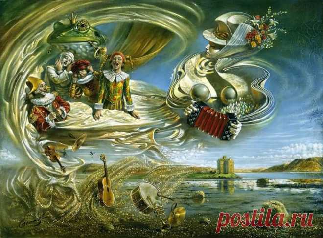 Illusions of Absurdity. Spring Tomfoolery, Michael Cheval (Михаил Хохлачев), арт галерея живописи. Страница get.