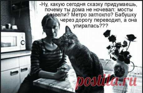 - С тобой я не высыпаюсь. Когда ты спишь, то занимаешь полкровати...