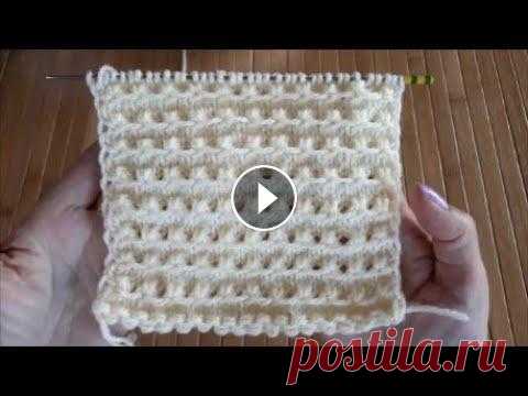 Ажурный узор спицами для женской блузки или детских вещей