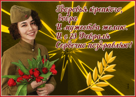 Гордость, сила мира, человечества —
Всех мужчин, защитников Отечества,
Поздравляем с 23 Февраля
И желаем быть по жизни у руля.