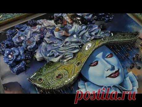 Объёмные картины папертоль: &quot;Зазеркалье. Жизнь&quot;, &quot;Зазеркалье. Любовь&quot;, &quot;Зазеркалье. Книга&quot; - YouTube