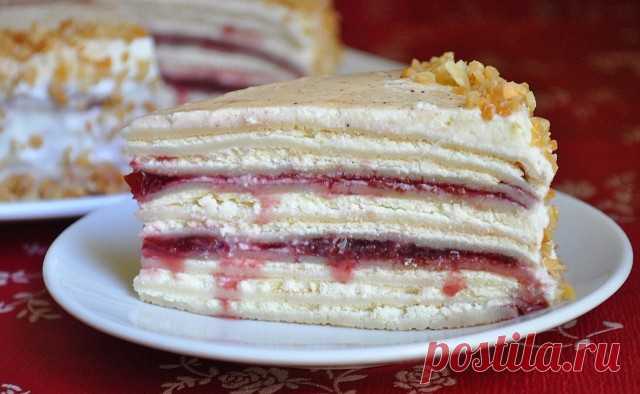 БЛИННЫЙ ТОРТ «ЛЮБИМАЯ КРАСАВИЦА» | Самые вкусные кулинарные рецепты