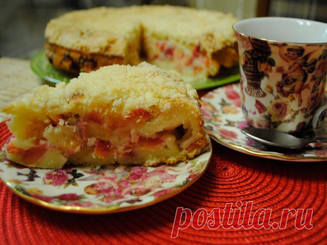 Яблочный пирог на сметане вкуснее шарлотки, а готовить легче | hdok.ru - развивай своё хобби с нами.