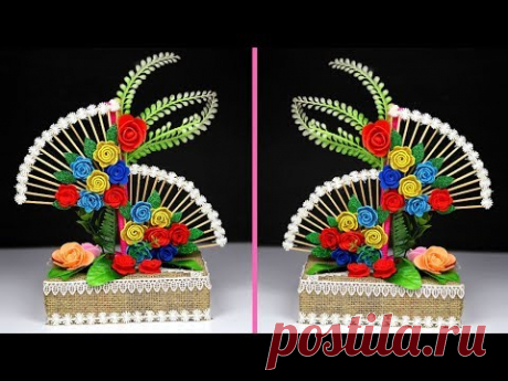 DIY | Beautiful home decoration idea with Best Out of Waste | Easy Home decorating ideas handmade