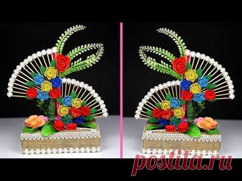 DIY | Beautiful home decoration idea with Best Out of Waste | Easy Home decorating ideas handmade