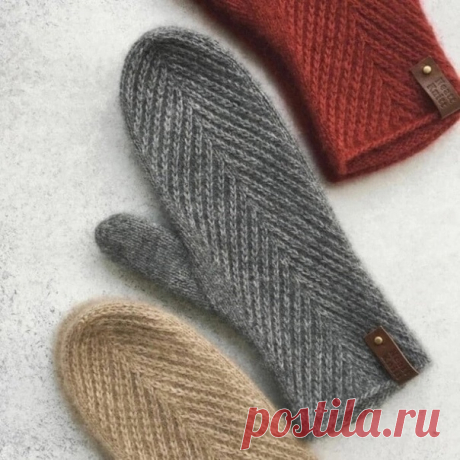 Узор для варежек
#варежки_спицами