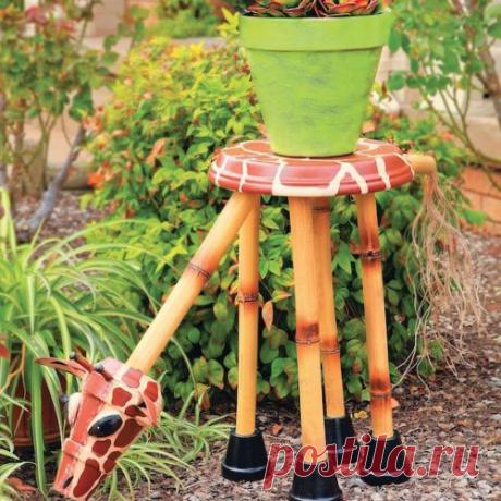 ОЧЕРЕДНЫЕ ИДЕИ ДАЧНЫХ ПОДЕЛОК ИЗ ЦВЕТОЧНЫХ ГОРШКОВ