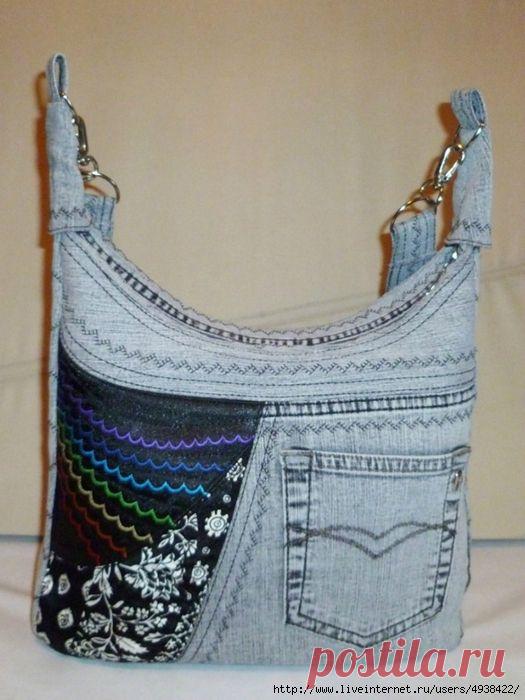 О сумках из джинсов замолвлю я слово...