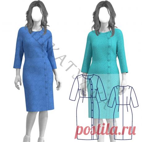 Выкройка платья WD281019 | Шкатулка