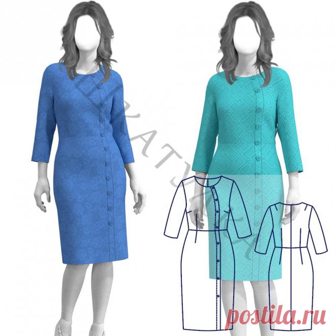 Выкройка платья WD281019 | Шкатулка