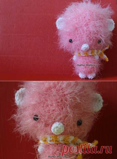 Вязание амигуруми Ами мишка