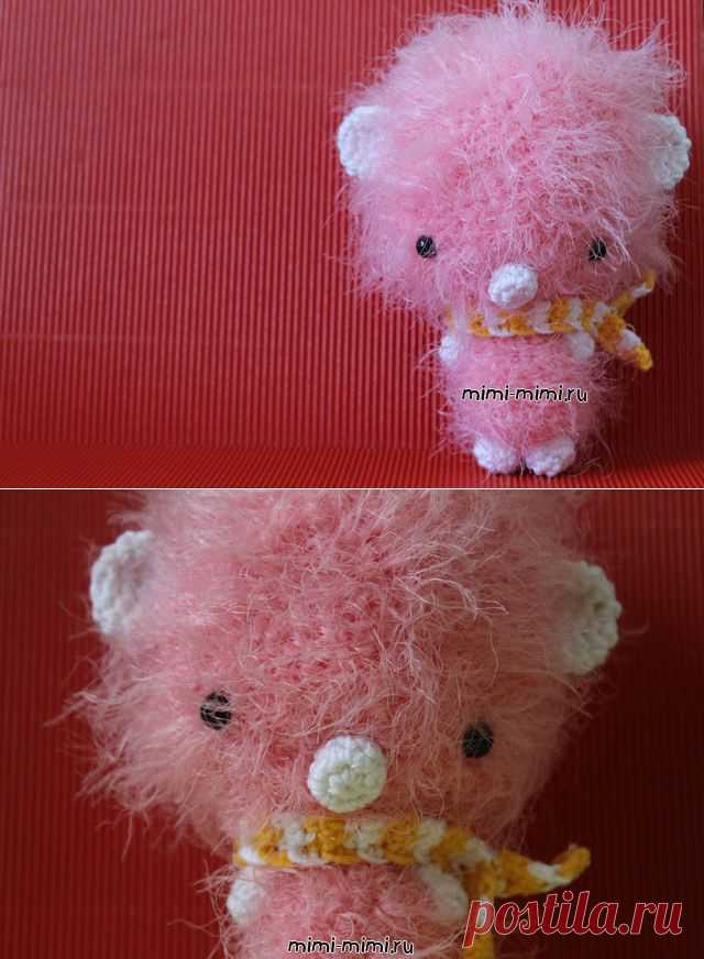 Вязание амигуруми Ами мишка