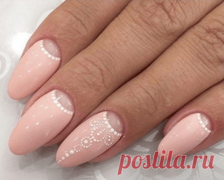 Нежный персик: красивые идеи дизайна маникюра 2018-2019 — Women Beauty Club