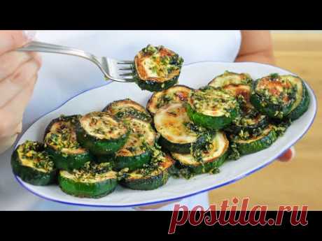 Таких вкусных кабачков я еще не ела! Испанские цукини с чесноком. Свежие рецепты