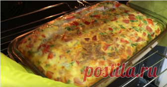 Омлет по — деревенски: быстро, вкусно и сытно Омлет получается вкусным, воздушным и очень пышным