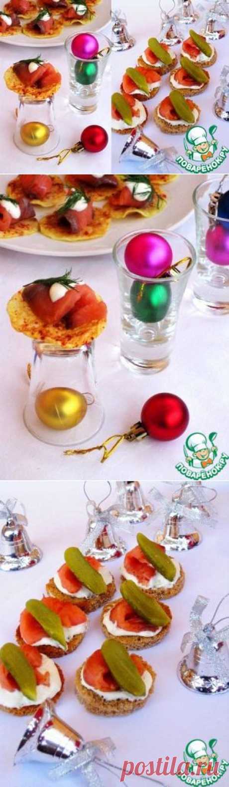 2 вида закуски с копченой форелью - кулинарный рецепт