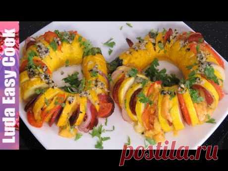 ВКУСНАЯ ЗАКУСКА  - ЦУКИНИ НОВАЯ |PIZZA-ZUCCHINI RECIPE Позитивная Кухня