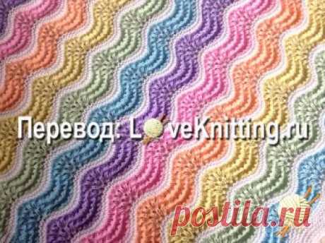 Детское одеяльце «Радуга» | Loveknitting.ru