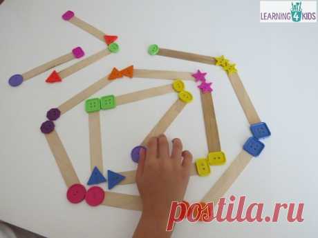 Изучаем геометрические фигуры весело!Для закрепления темы "Геометрические" фигуры можно воспользоваться давно любимым методом - с помощью "Лото". А изготовить его можно самостоятельно - с помощью палочек для мороженого и пуговиц либо картонных фигурок!
i-shag.ru - мы за интересное обучение!