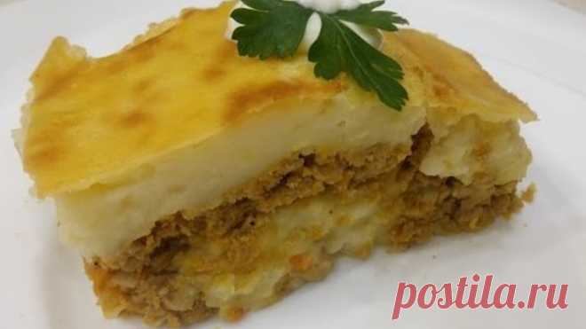 ОЧЕНЬ ВКУСНАЯ И НЕЖНАЯ КАРТОФЕЛЬНАЯ ЗАПЕКАНКА. Картофельная запеканка с фаршем в духовке.