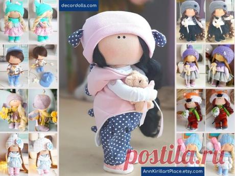 Tilda Doll Handmade Fabric Decor Doll Textile Rag Doll | Etsy Hello, dear visitors! This is handmade fabric interior doll created by Master Elina (Ufa, Russia). Doll is made by Order. Order processing time is 4-7 days.  All dolls on the photo are mady by artist Elina. You can find them in our shop searching by artist name. Here are all dolls of artist Elina: