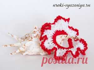 резинка для волос крючком | Вязание крючком