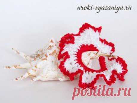 резинка для волос крючком | Вязание крючком