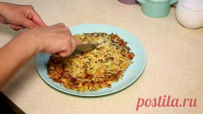 Хотите на завтрак чего-то вкусного? Смешиваю картошку, капусту...
