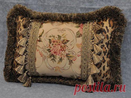 Шикарные подушки с кистями и бахромой