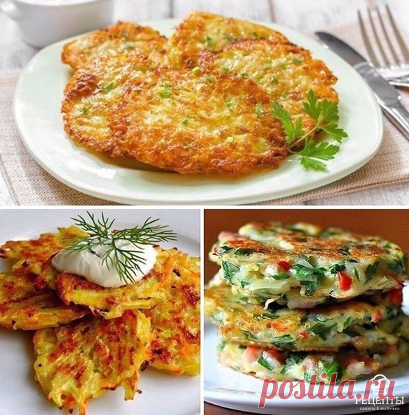Дранички с ветчиной, сыром и зеленью ᅠ
ᅠ
ᅠ  Ингредиенты: ᅠ
ᅠ
ᅠ Картофель — 6 шт. ᅠ
ᅠ Лук — 1 шт. ᅠ
ᅠ Ветчина/любые колбасные изделия — 200 г ᅠ
ᅠ Сыр твёрдый — 200 г ᅠ
ᅠ Яйца — 2 шт. ᅠ
ᅠ Укроп — по вкусу ᅠ
ᅠ Мука — 4 ст. л. ᅠ
ᅠ Соль — по вкусу ᅠ
ᅠ Перец — по вкусу ᅠ
ᅠ Масло растительное — для жарки ᅠ
ᅠ
Приготовление:
ᅠ
ᅠ  1. Лук, ветчину, картофель и сыр натереть на крупной тёрке. ᅠ
ᅠ  2. Добавить яйца, муку, измельчённый укроп. Посолить. Поперчить. Хорошо перемешать. ᅠ
ᅠ  ...
