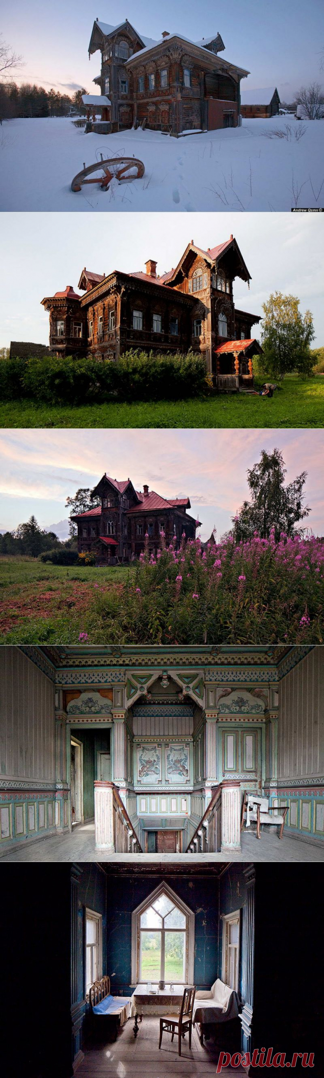 Старинный терем в Погорелово. Костромская область