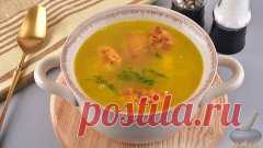 🍲 Куриный суп с чесночными галушками