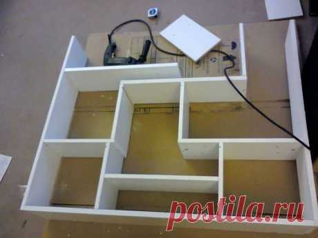 Делаем стеллаж с произвольным расположением полок — Своими руками