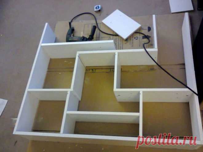 Делаем стеллаж с произвольным расположением полок — Своими руками