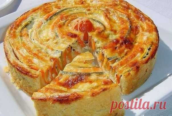 Рецепт: Кабачковая запеканка с творогом