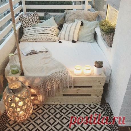 Необычные идеи декорирования обычного балкона