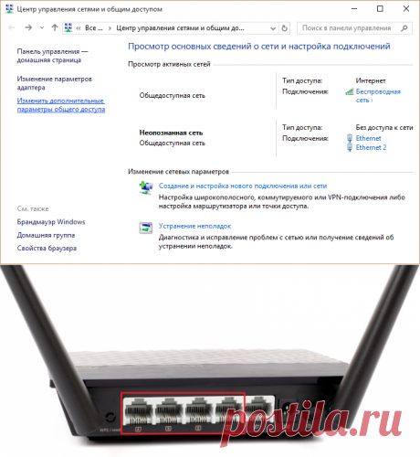 Настроить локальную сеть через роутер, Wi-Fi и сетевой доступ к принтерам