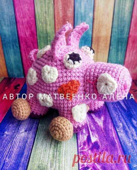 Свинка Хрю крючком | Схемы амигуруми
