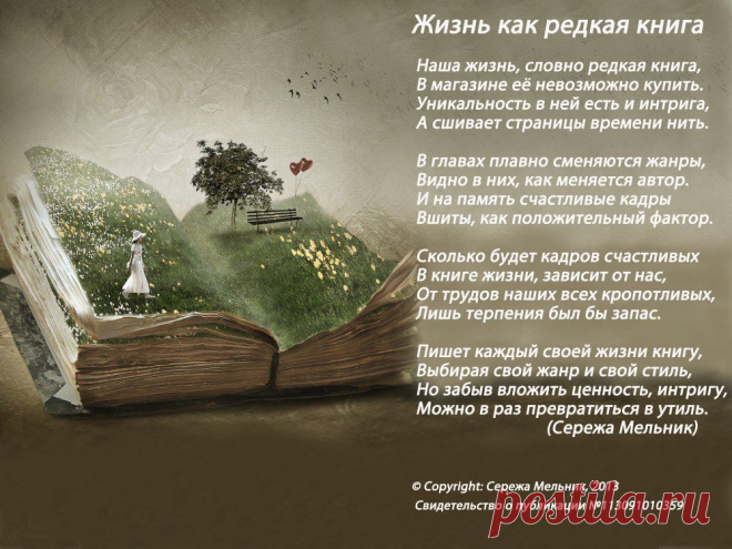 Жизнь как редкая книга