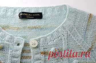 Эластичное закрытие края вязаного изделия. Мастер-класс от Анжелики Коваль