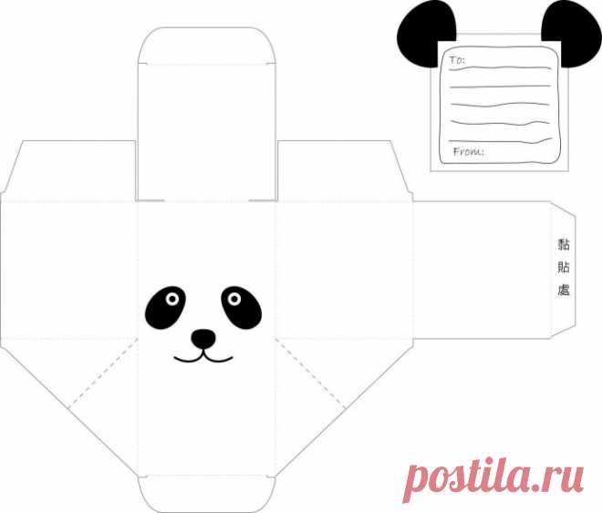 Коробочка для сладкого подарка