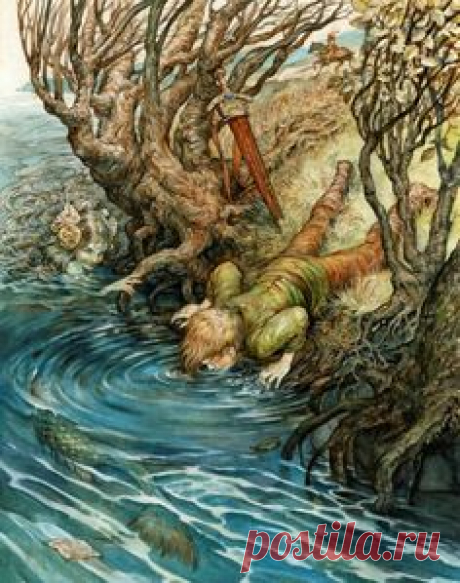 Brown Fairy Book "The Mermaid and the Boy" by Omar Rayyan