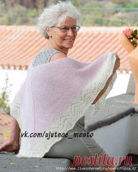 Шаль &quot;Esmeralda&quot; by DROPS Design.