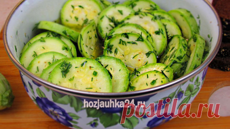 Маринованные кабачки — ХОЗЯЮШКА