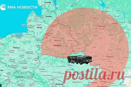 Опубликована карта России с радиусом возможного поражения украинскими ракетами «Сапсан»